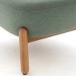 Кресло на деревянных ножках Olguin Green Chair варинант исполнения - 5 | Loft Concept в Сочи