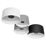 Потолочный светильник с 4-мя цилиндрическими абажурами белого серого и черного цвета Urban Dome варинант исполнения - 3 | Loft Concept в Сочи