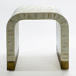 Приставной столик BONE INLAY SIDE TABLE-Cream варинант исполнения - 1 | Loft Concept в Сочи