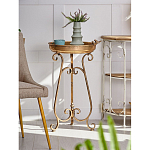 Столик приставной на фигурном подножии Magnificent Century варинант исполнения - 4 | Loft Concept в Сочи