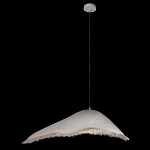 Подвесной светильник с асимметричным волнообразным абажуром и фактурной бахромой по краю Tactile Line варинант исполнения - 9 | Loft Concept в Сочи