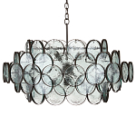 Люстра с каскадом из круглых стеклянных дисков Small Round Sequins варинант исполнения - 3 | Loft Concept в Сочи