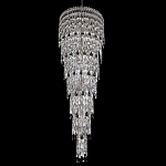 Люстра многоярусная каскадная с хрустальными подвесками Roul Crystal Light варинант исполнения - 2 | Loft Concept в Сочи