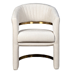 Полукресло Valbonne Chair cream velour варинант исполнения - 1 | Loft Concept в Сочи