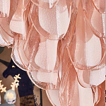 Люстра из стекляных розовых лепестков Petalled Illuminator варинант исполнения - 2 | Loft Concept в Сочи