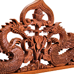 Панно из дерева драконы Panel With Trees варинант исполнения - 2 | Loft Concept в Сочи