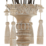 Люстра с состаренными резными элементами Big Graceful Profile варинант исполнения - 3 | Loft Concept в Сочи