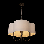 Люстра с белым текстильным абажуром Vitorino  варинант исполнения - 5 | Loft Concept в Сочи