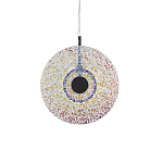 Подвесной светильник из фактурного двойного стекла Heterochromia варинант исполнения - 2 | Loft Concept в Сочи