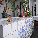 Дизайнерская кровать с системой хранения варинант исполнения - 2 | Loft Concept в Сочи