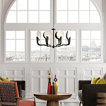 Люстра с плафонами в виде черно-белых дисков Ideal Shade Combination варинант исполнения - 2 | Loft Concept в Сочи