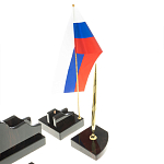 Настольный письменный набор из чёрного обсидиана с декором в виде льва Golden Lion варинант исполнения - 4 | Loft Concept в Сочи