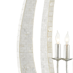 Люстра каплевидной формы покрытая перламутровой мозаикой Soft Pearl Shape варинант исполнения - 1 | Loft Concept в Сочи