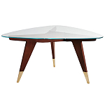 Дизайнерский кофейный стол со стеклянной столешницей Gio Ponti D.552.2 Coffee Table варинант исполнения - 1 | Loft Concept в Сочи