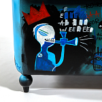 Кресло "Баския и Уорхол" Basquiat Warhol graffiti chair натуральная кожа варинант исполнения - 9 | Loft Concept в Сочи