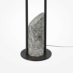 Напольный торшер светодионый черный Lumen Duo варинант исполнения - 4 | Loft Concept в Сочи