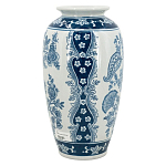 Ваза с синим цветочным орнаментом Blue & White Ornament  варинант исполнения - 2 | Loft Concept в Сочи