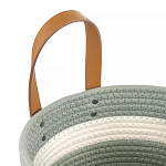 Корзина для хранения с ручками Interlacement Green варинант исполнения - 2 | Loft Concept в Сочи