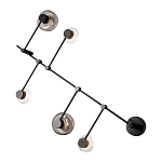 Бра с 5-ю плафонами разного диаметра и цвета Polyhedron варинант исполнения - 1 | Loft Concept в Сочи