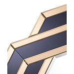 Зеркало восьмиугольное в черно-золотистой раме Pairing варинант исполнения - 2 | Loft Concept в Сочи