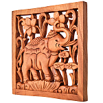 Панно из дерева слов и цветы Panel With Animals варинант исполнения - 2 | Loft Concept в Сочи