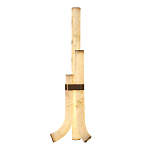 Торшер геометрический с тремя мраморными плафонами Marble Tripod варинант исполнения - 2 | Loft Concept в Сочи