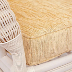 Комплект уличной мебели из ротанга Eloise белый варинант исполнения - 6 | Loft Concept в Сочи