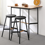 Черный барный стул Knopper варинант исполнения - 7 | Loft Concept в Сочи