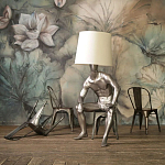 Лампа MALE MANNEQUIN LAMP с абажуром варинант исполнения - 2 | Loft Concept в Сочи