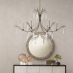Люстра с прозрачными каплевидными подвесками Elegant Thin Chandelier варинант исполнения - 2 | Loft Concept в Сочи