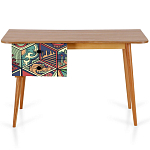 Письменный стол с принтом на ящиках Elise Desk варинант исполнения - 9 | Loft Concept в Сочи