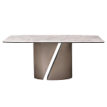 Стол обеденный керамический серый Servorios варинант исполнения - 1 | Loft Concept в Сочи