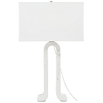 Настольная лампа на арочном корпусе с прямоугольным абажуром One Piece Support варинант исполнения - 4 | Loft Concept в Сочи