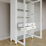 Дизайнерский шкаф витрина Elsa Dreams White с 4-мя ящиками варинант исполнения - 7 | Loft Concept в Сочи
