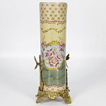 Фарфоровая ваза с бронзовыми элементами Eden Garden варинант исполнения - 3 | Loft Concept в Сочи