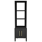 Этажерка Primo с тумбой шпон Черный дуб варинант исполнения - 1 | Loft Concept в Сочи