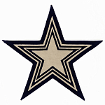 Дизайнерский ковер в виде звезды Poltronova Tappeto Stellina  Navy Blue Grey Rug варинант исполнения - 1 | Loft Concept в Сочи