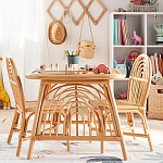 Настенная деревянная раздвижная вешалка Larson Wood Hanger варинант исполнения - 8 | Loft Concept в Сочи