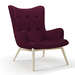 Мебельная ткань Шенилл фиолетовый цвет 138 см T4-27 варинант исполнения - 5 | Loft Concept в Сочи