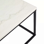 Журнальный столик прямоугольный White Marble Surface варинант исполнения - 4 | Loft Concept в Сочи