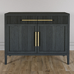 Буфет Primo с двумя ящиками и двумя фасадами Черный дуб варинант исполнения - 2 | Loft Concept в Сочи