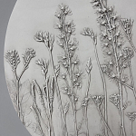 Панно Серые цветы варинант исполнения - 3 | Loft Concept в Сочи