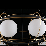 Люстра подвесная круглая с белыми плафонами Martin варинант исполнения - 5 | Loft Concept в Сочи