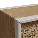 Комод 8 ящиков с подсветкой на рельефном фасаде Warm Industrial варинант исполнения - 3 | Loft Concept в Сочи