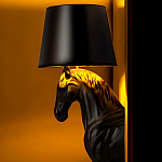 Horse Statue Floor Lamp Большой светильник Черная Лошадь варинант исполнения - 5 | Loft Concept в Сочи
