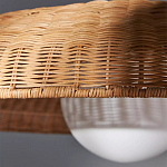 Люстра круглая из ротанга Long Lasting Chandelier варинант исполнения - 3 | Loft Concept в Сочи