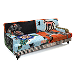 Диван с цветным принтом Qalakabusha Sofa варинант исполнения - 3 | Loft Concept в Сочи