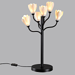 Настольная лампа с ветвями и белыми фарфоровыми цветами Floralis варинант исполнения - 4 | Loft Concept в Сочи