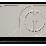 Тумбочка прикроватная с ящиком черно-серого цвета Noble Nightstand варинант исполнения - 4 | Loft Concept в Сочи