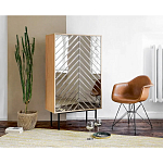 Шкаф с 2-мя зеркальными дверцами Serena Mirror Cabinet варинант исполнения - 3 | Loft Concept в Сочи